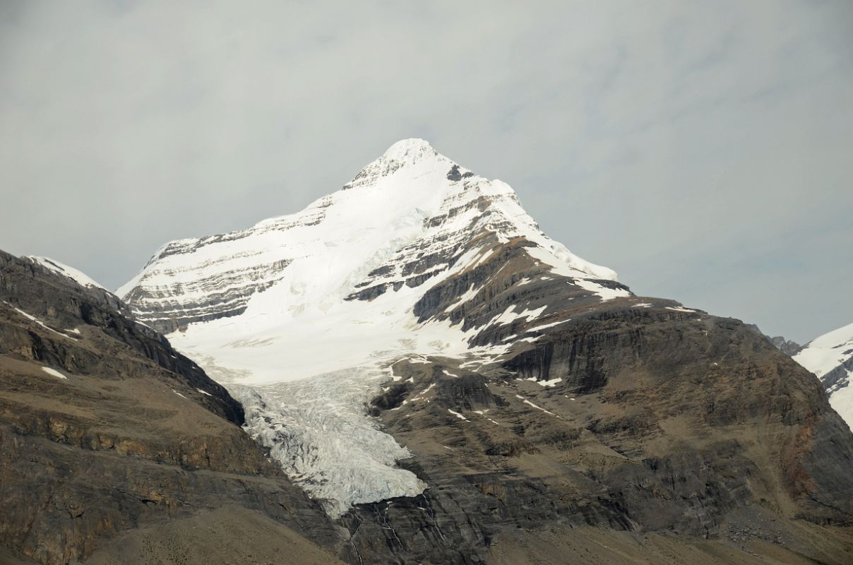 09 Whitehorn Mountain and Glacier From Helicopter On Flight To Robson Pass